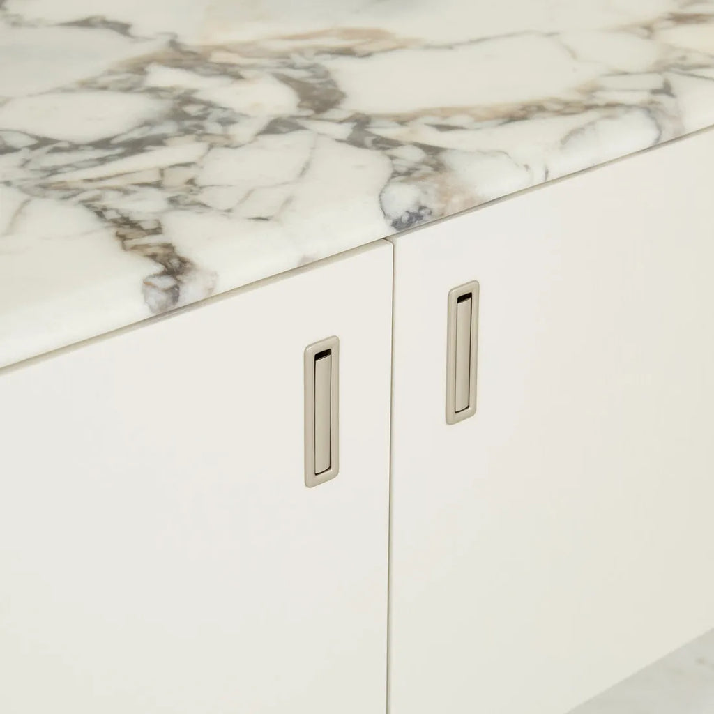 Pearce Marble Entertainment Unit Bone