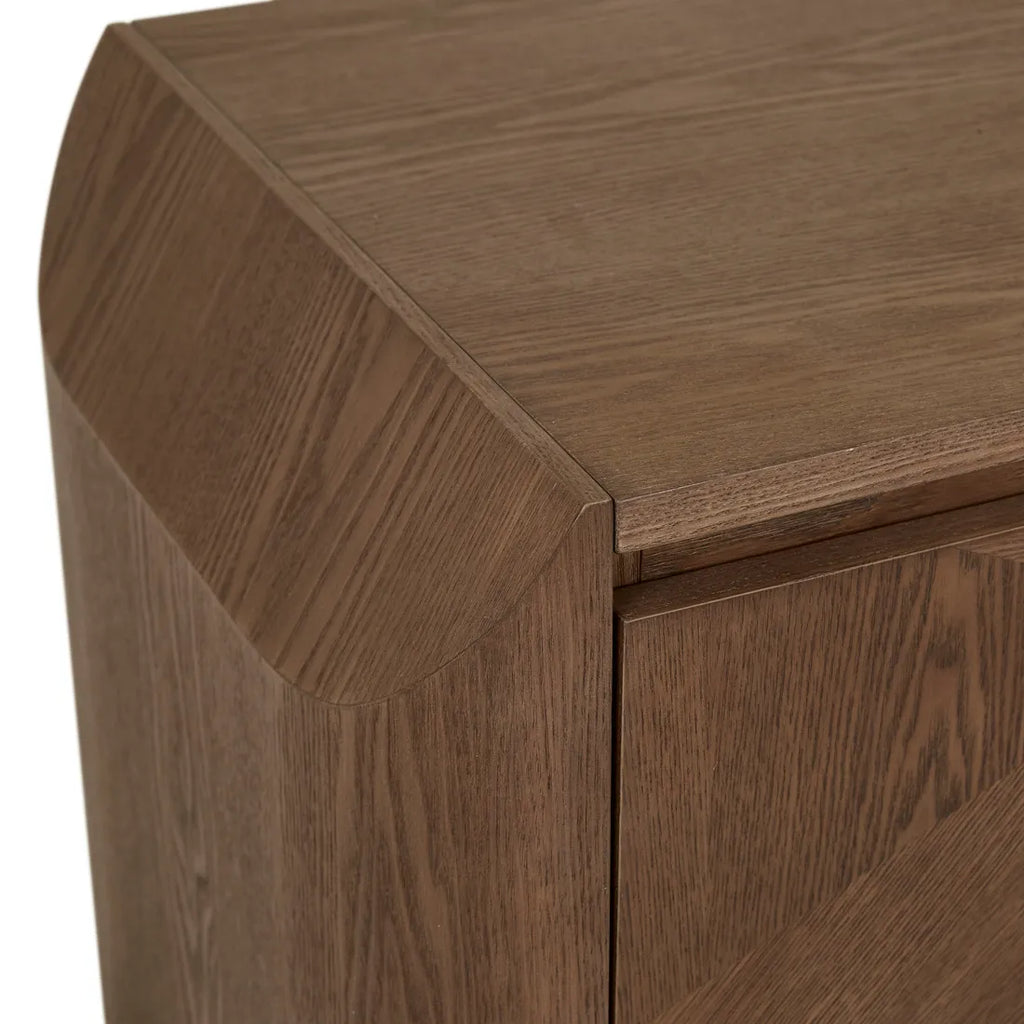 Luna Entertainment Unit Smoked Ash 1385mm