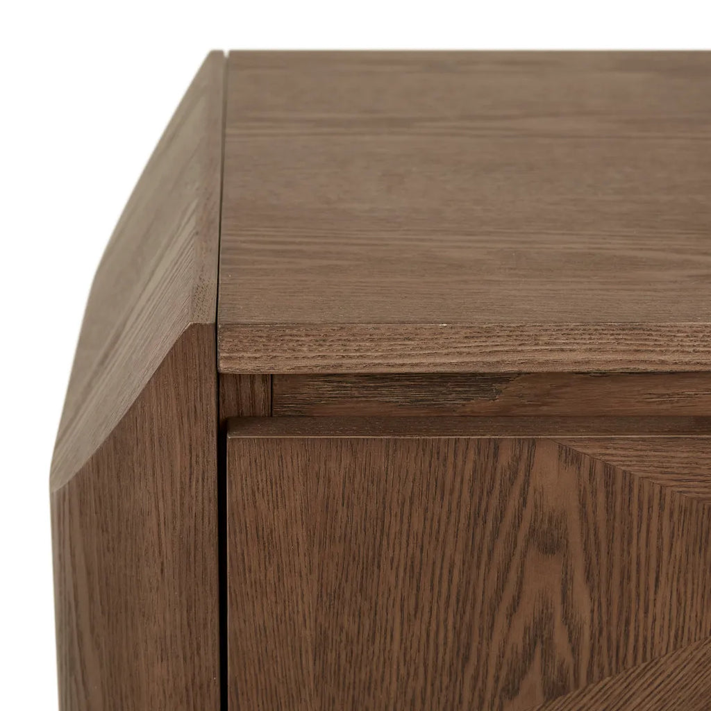 Luna Entertainment Unit Smoked Ash 1385mm