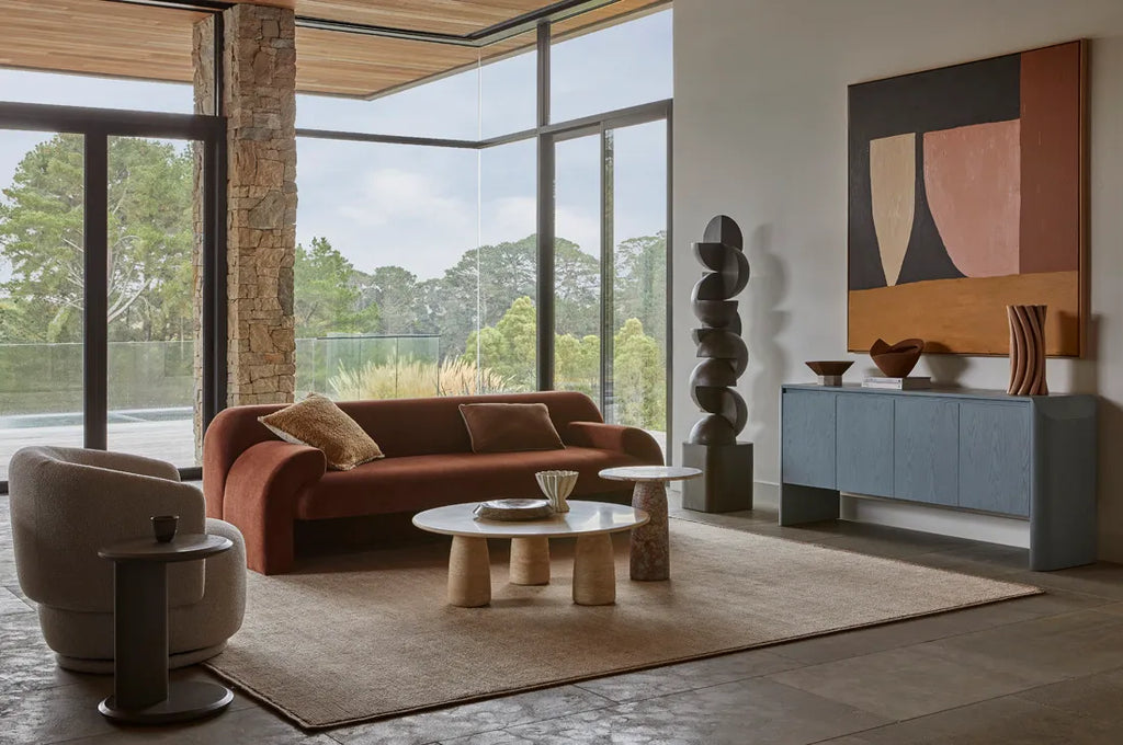 Alto Armchair Stone Tweed