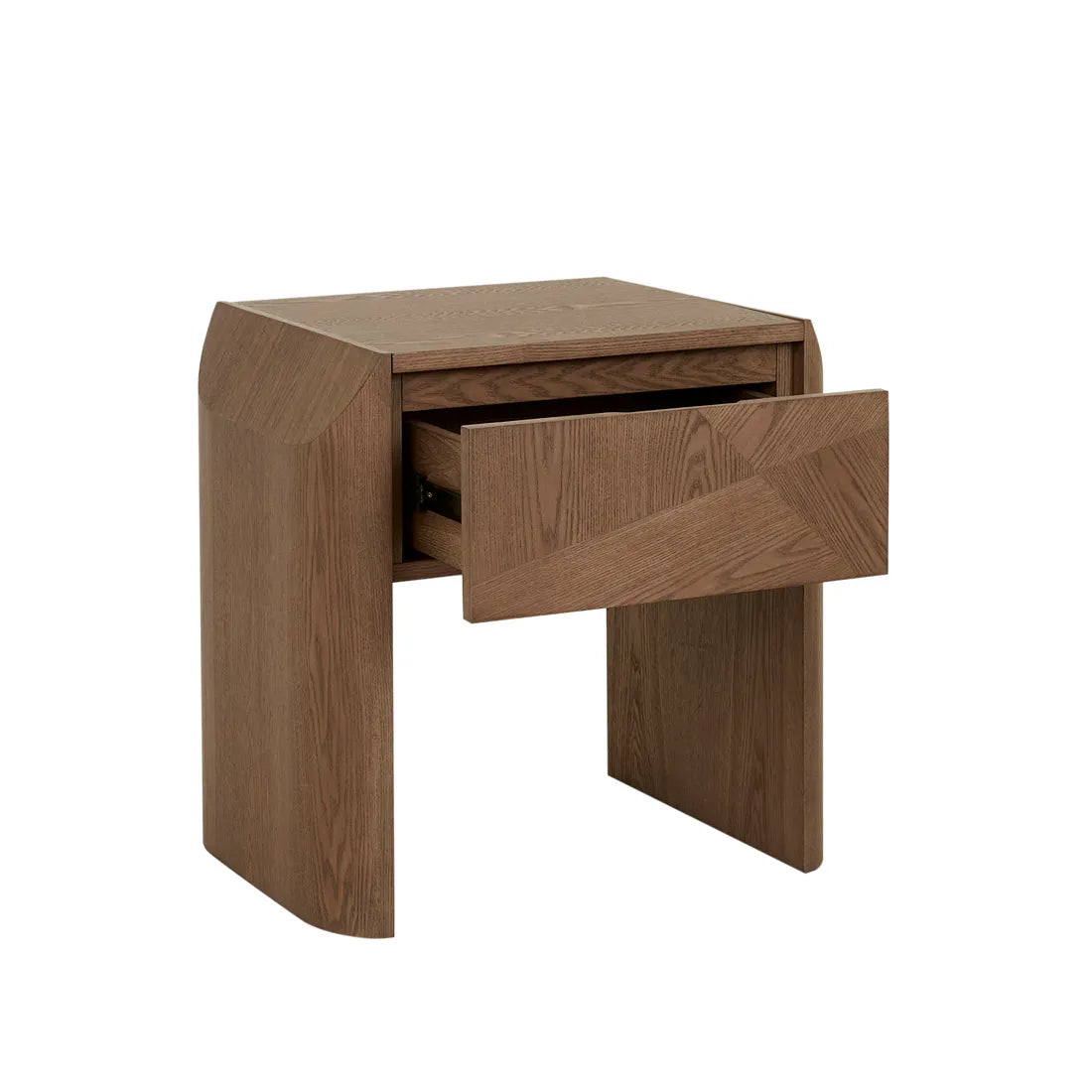 Luna Bedside Smoked Ash