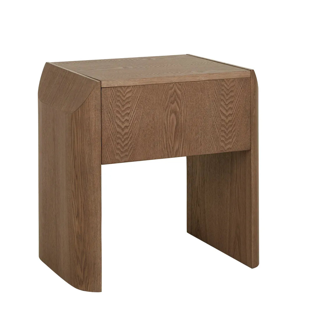 Luna Bedside Smoked Ash