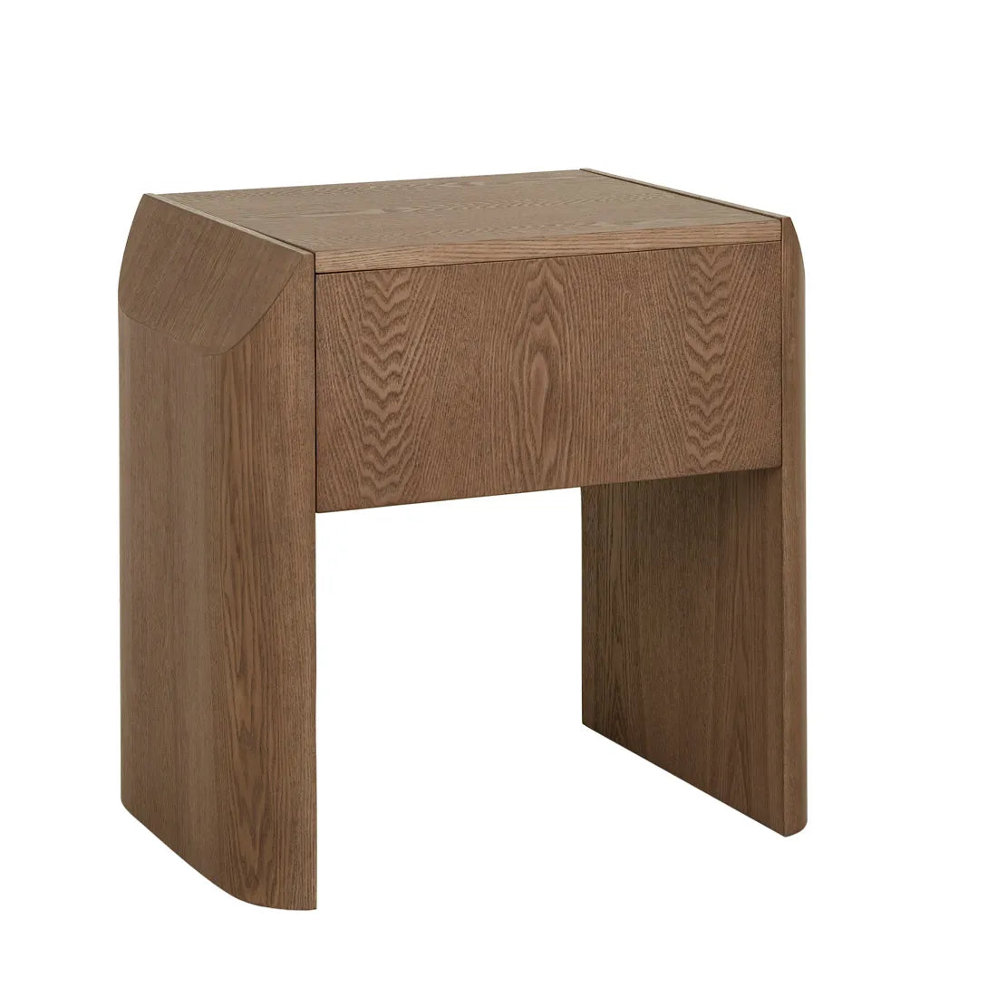 Luna Bedside Smoked Ash