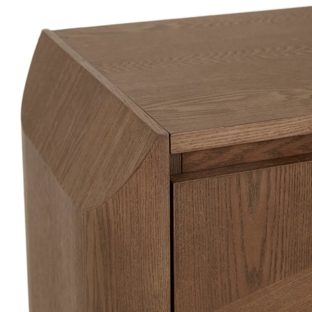 Luna Bedside Smoked Ash