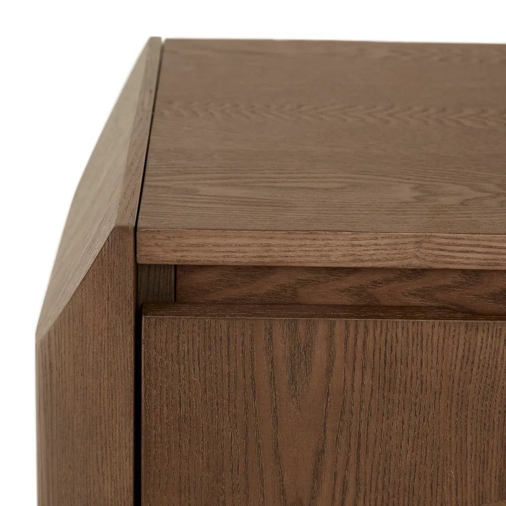 Luna Bedside Smoked Ash