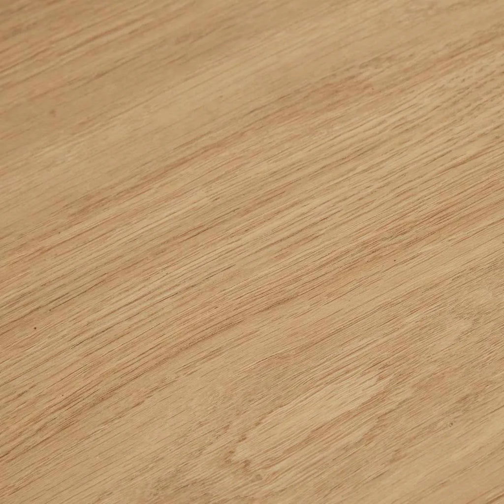 Seb Pedestal Side Table Low Natural