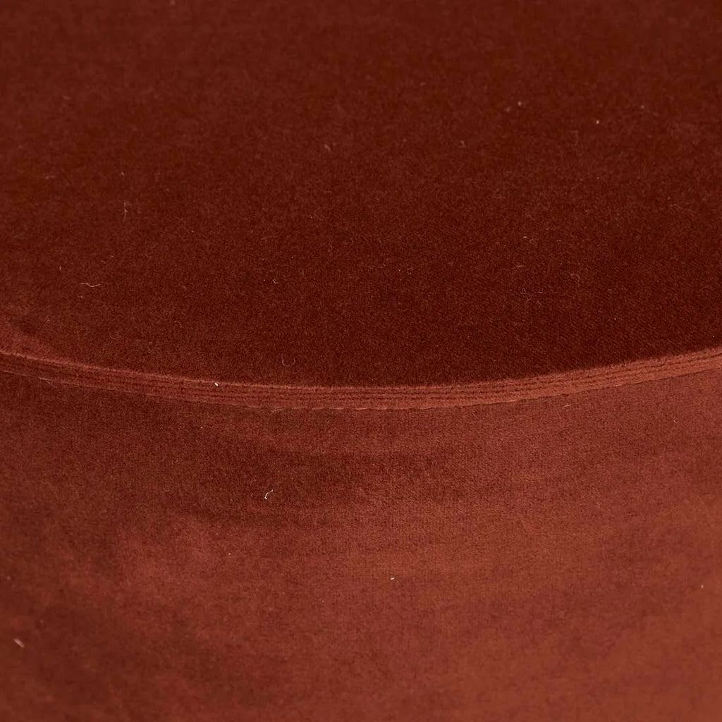 Tito Ottoman Cinnamon Velvet