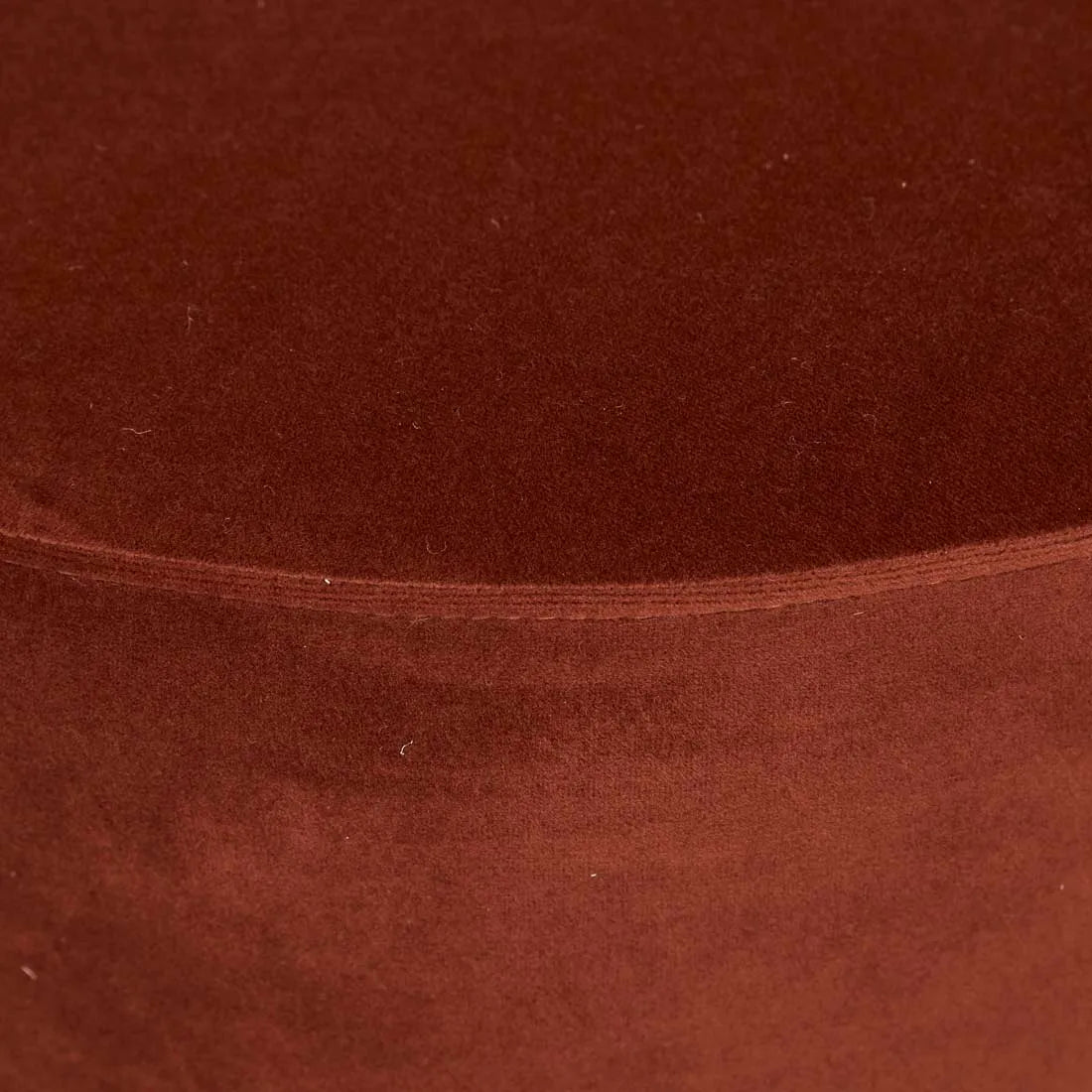 Tito Ottoman Cinnamon Velvet