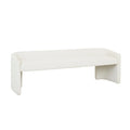 Addison Bench Large Natural White Tweed
