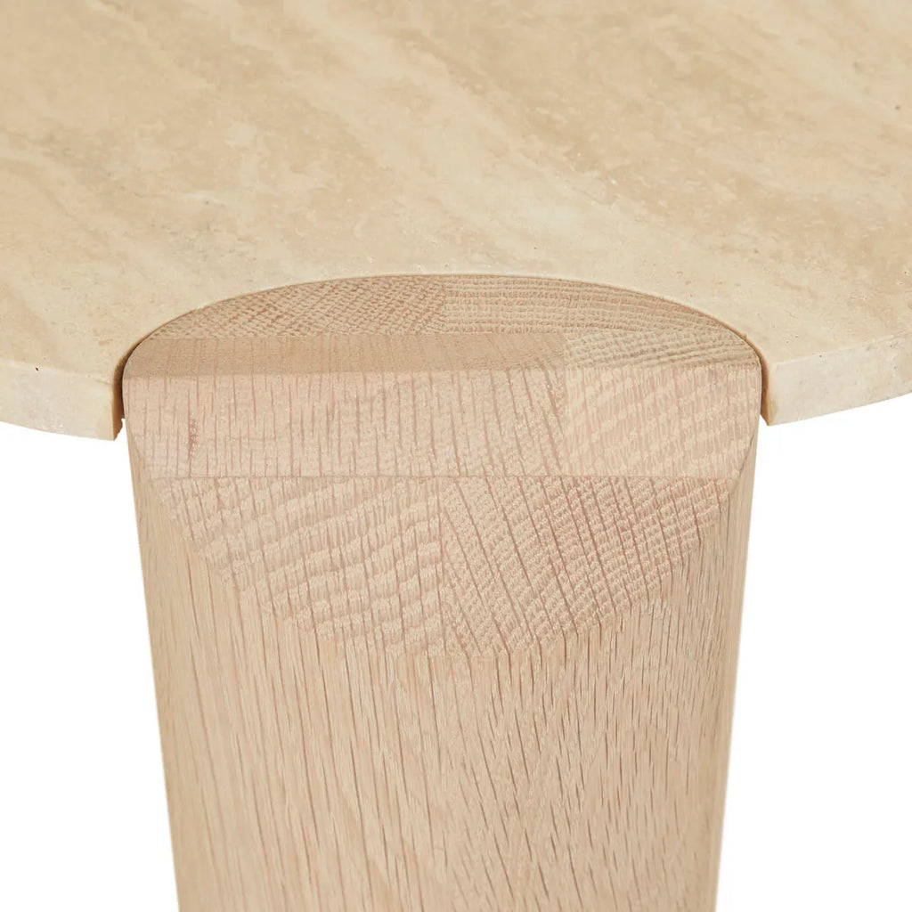 Willa Side Table Natural Travertine
