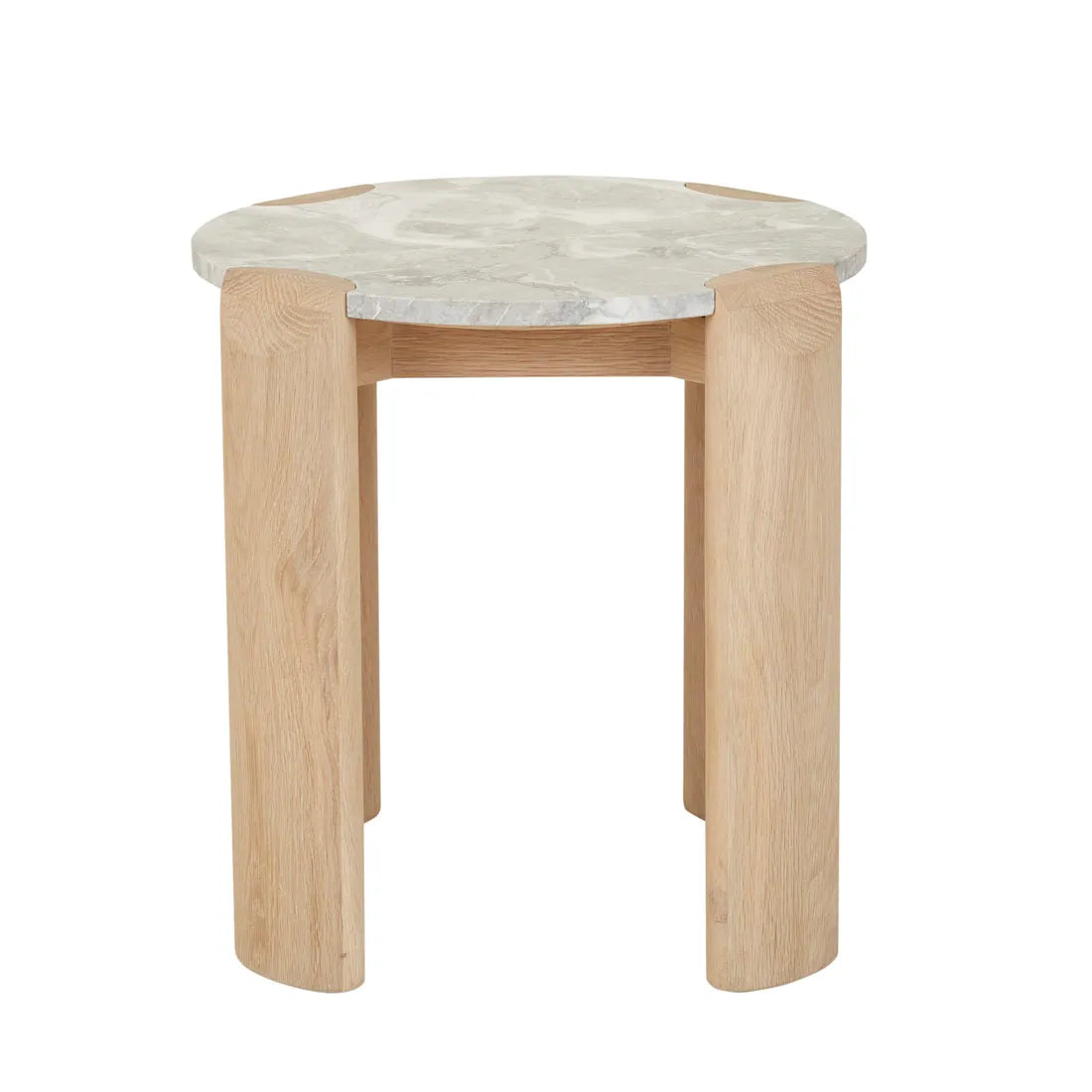 Willa Side Table Grey Marble