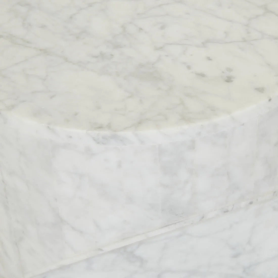 Atlas Pinnacle Side Table White Marble