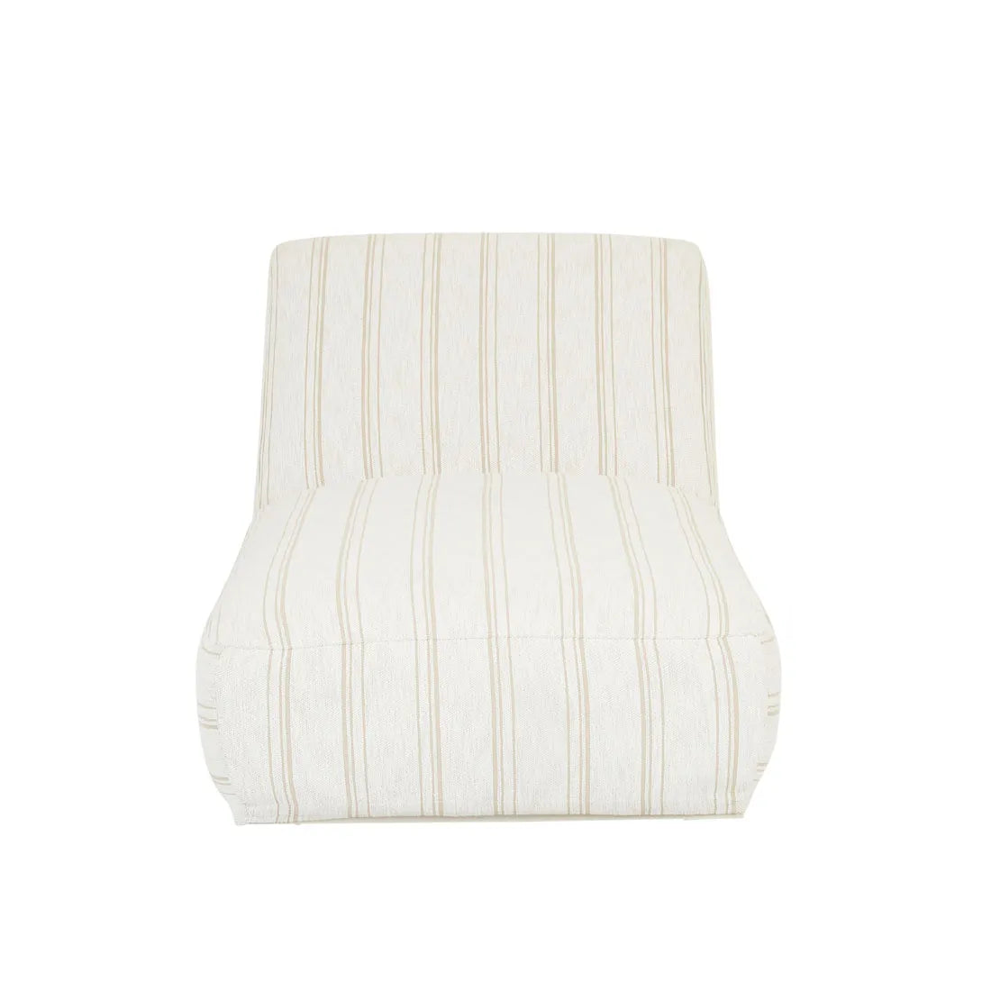 Aruba Plush Sunbed Clay Stripe