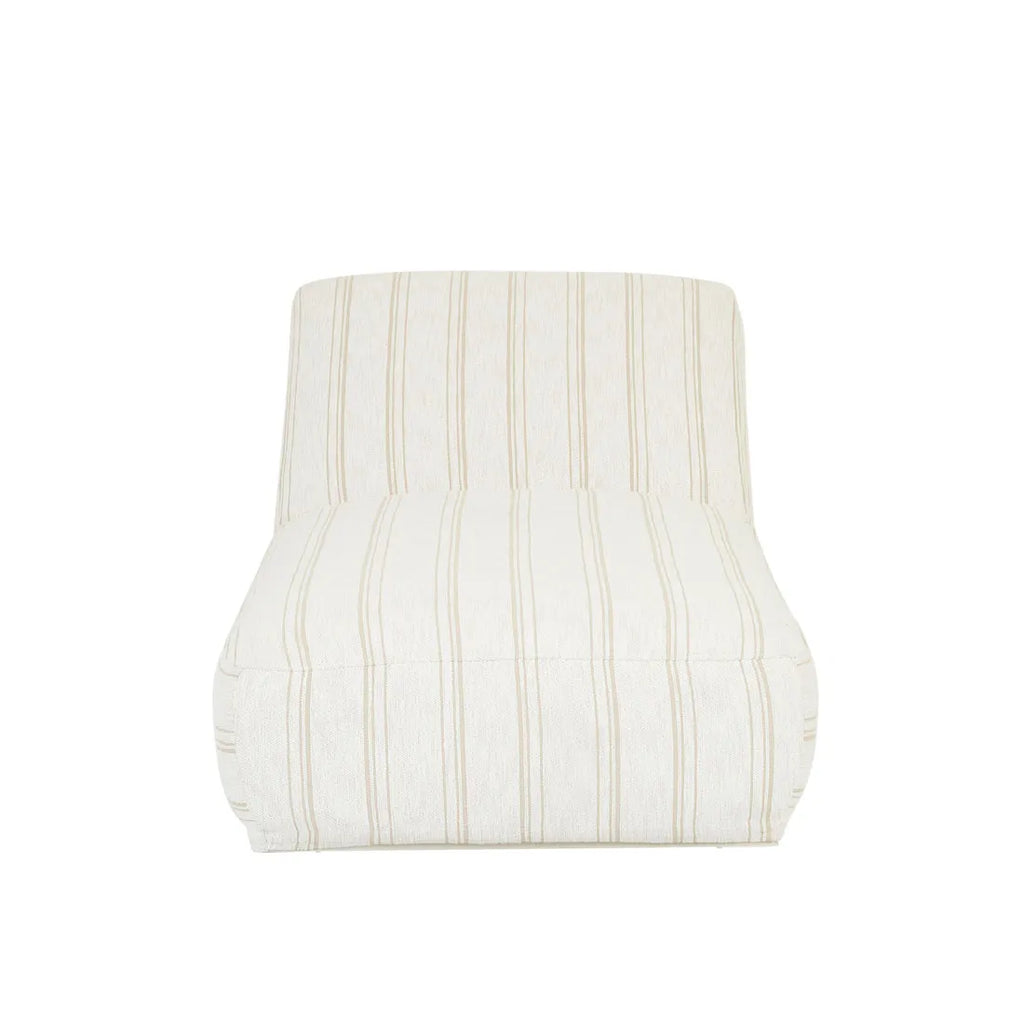 Aruba Plush Sunbed Clay Stripe