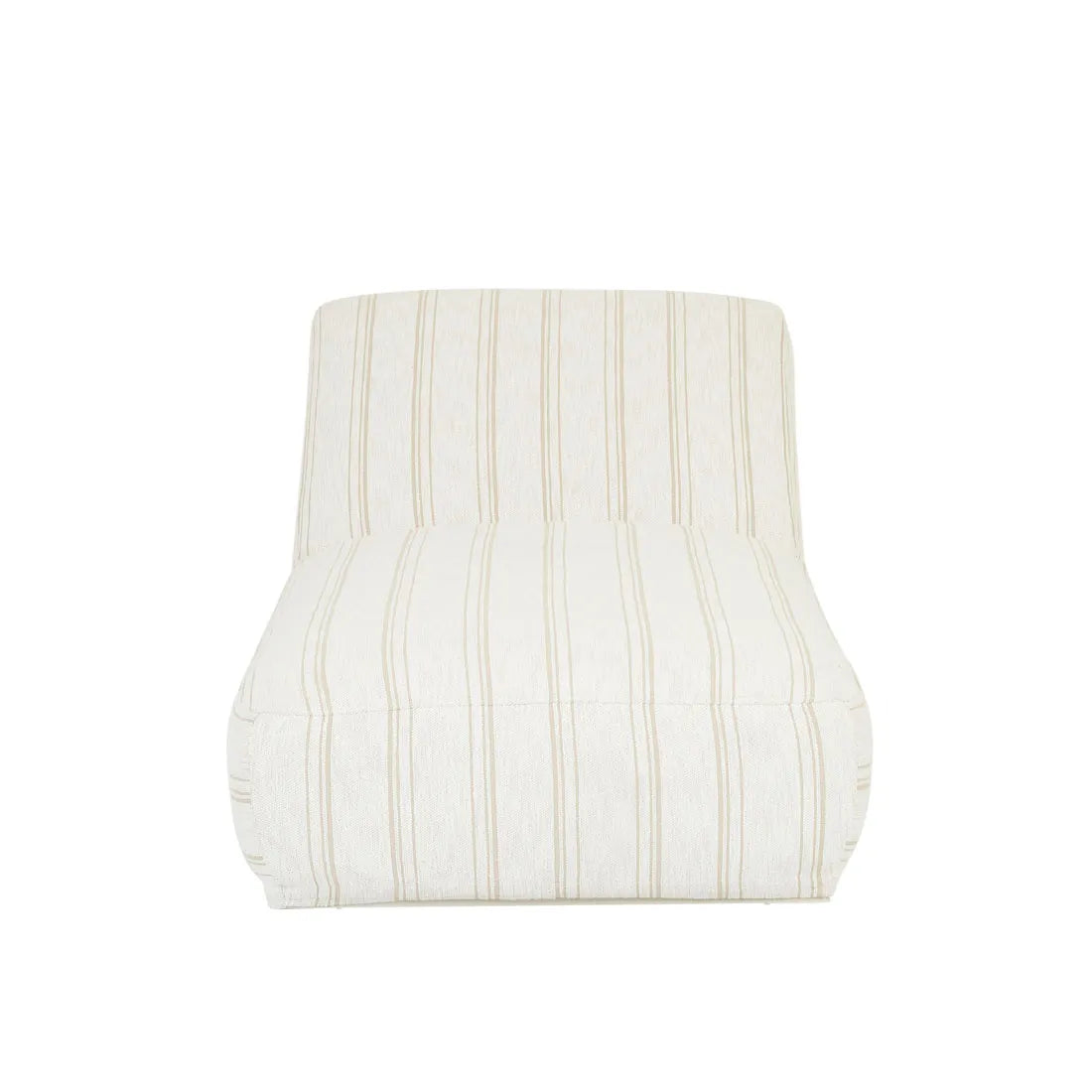 Aruba Plush Sunbed Clay Stripe