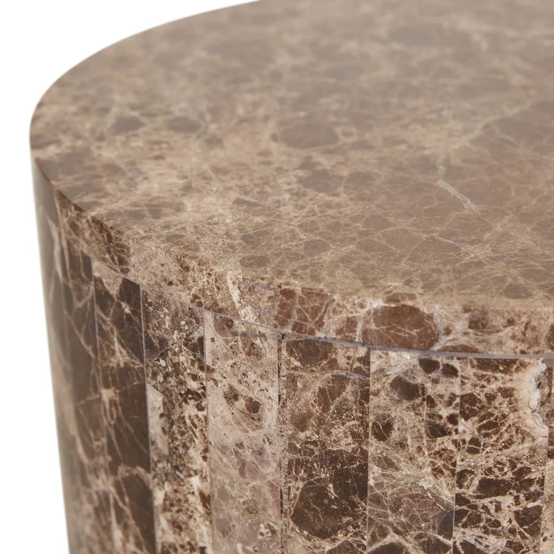 Atlas Pinnacle Side Table Emperador
