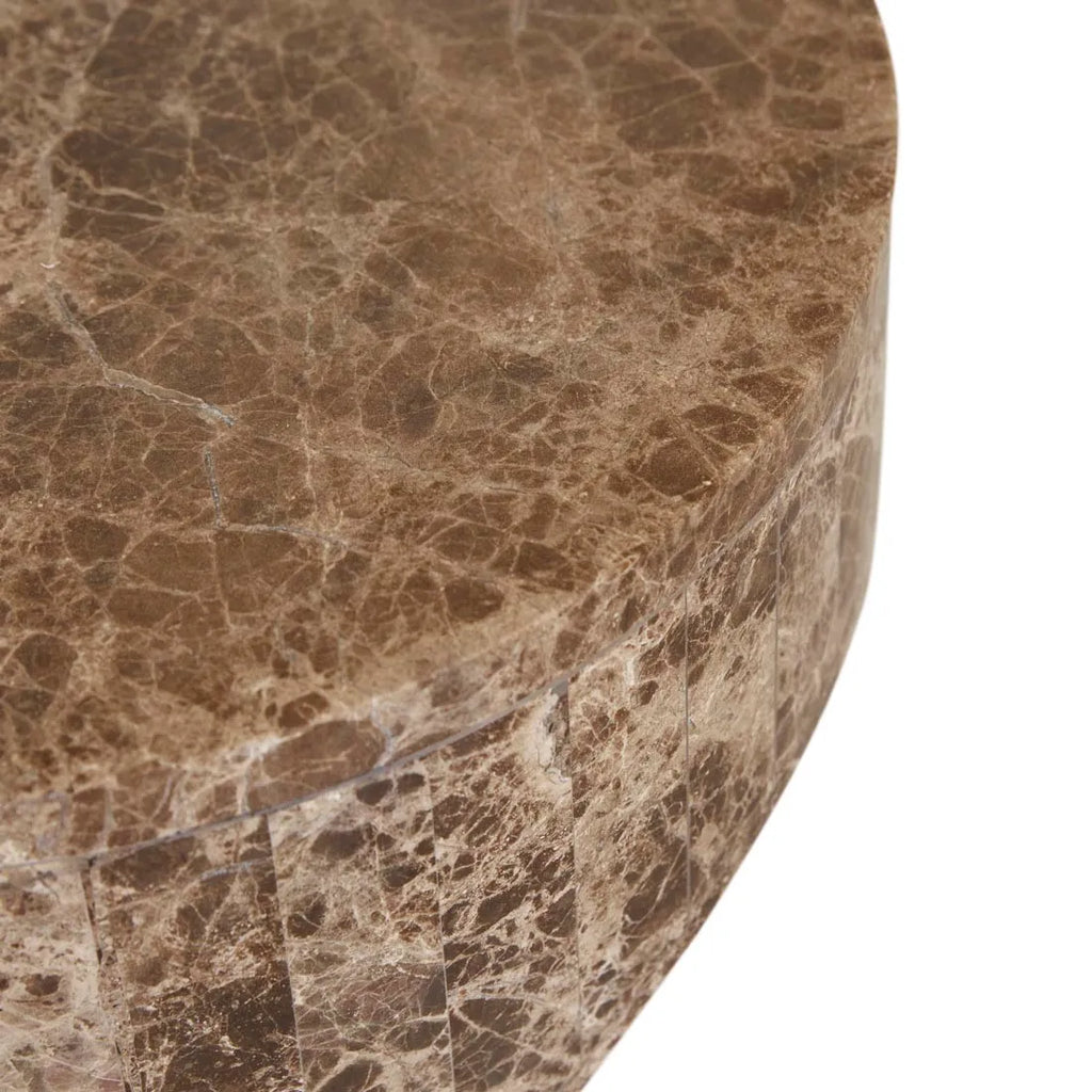 Atlas Pinnacle Side Table Emperador