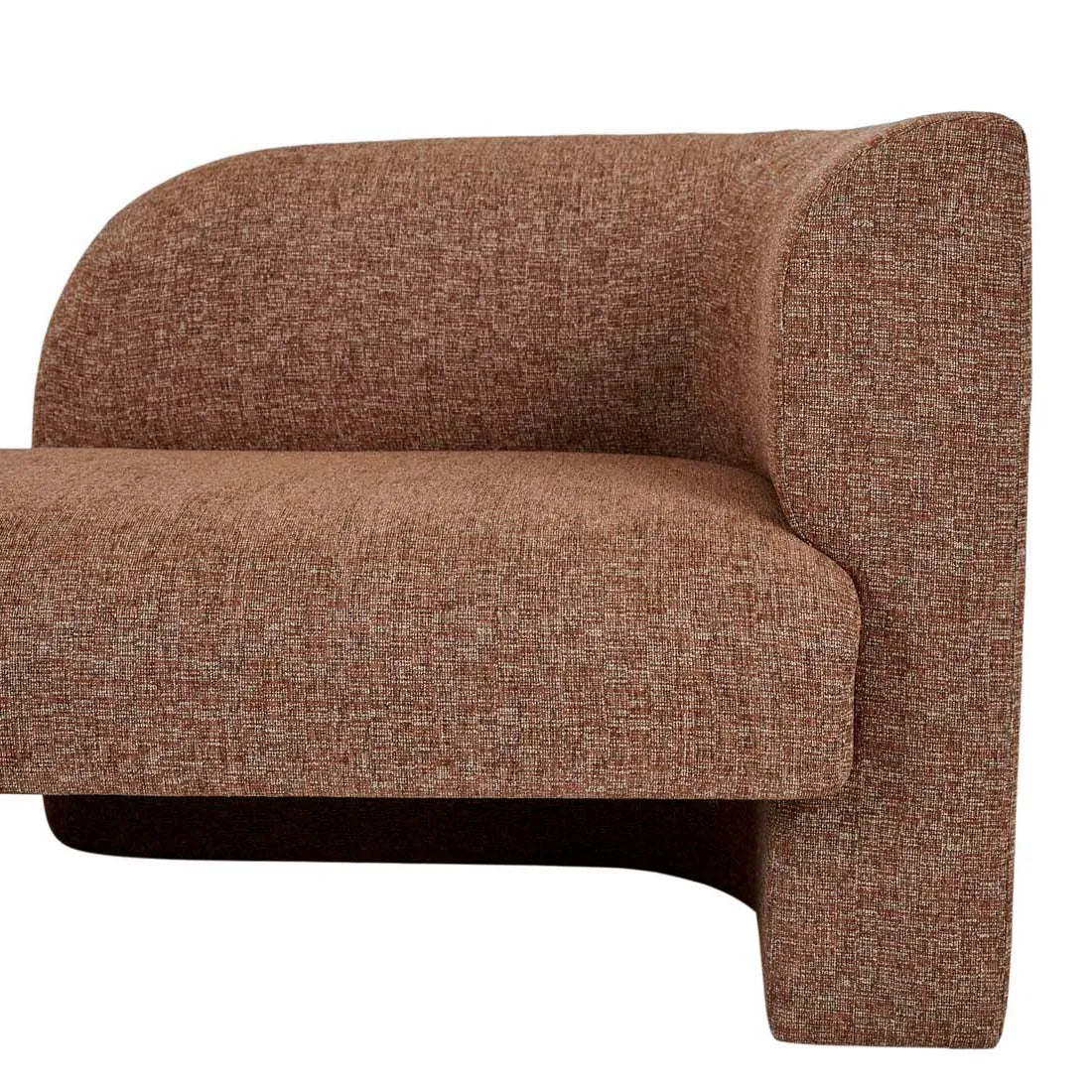 Aubury Day Bed Right Cinnamon Speckle