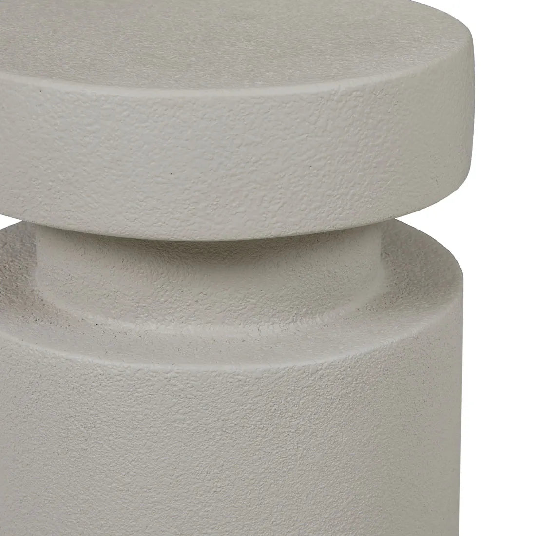 Corsica Button Side Table Cloud
