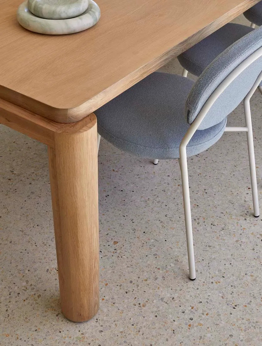 Laylah Loop Dining Chair Powder Blue
