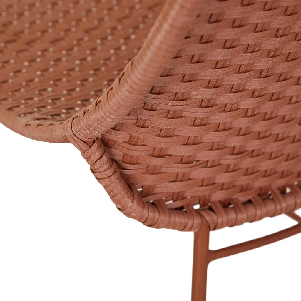 Corsica Scoop Dining Chair Brique