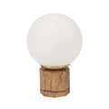 Easton Globe Table Lamp Brown Marble