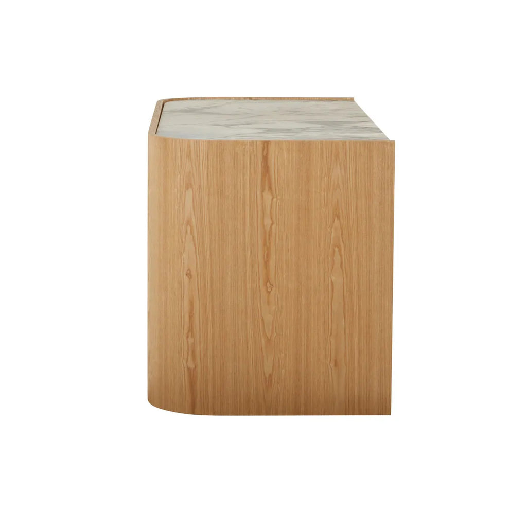 Elsie Marble Desk Natural