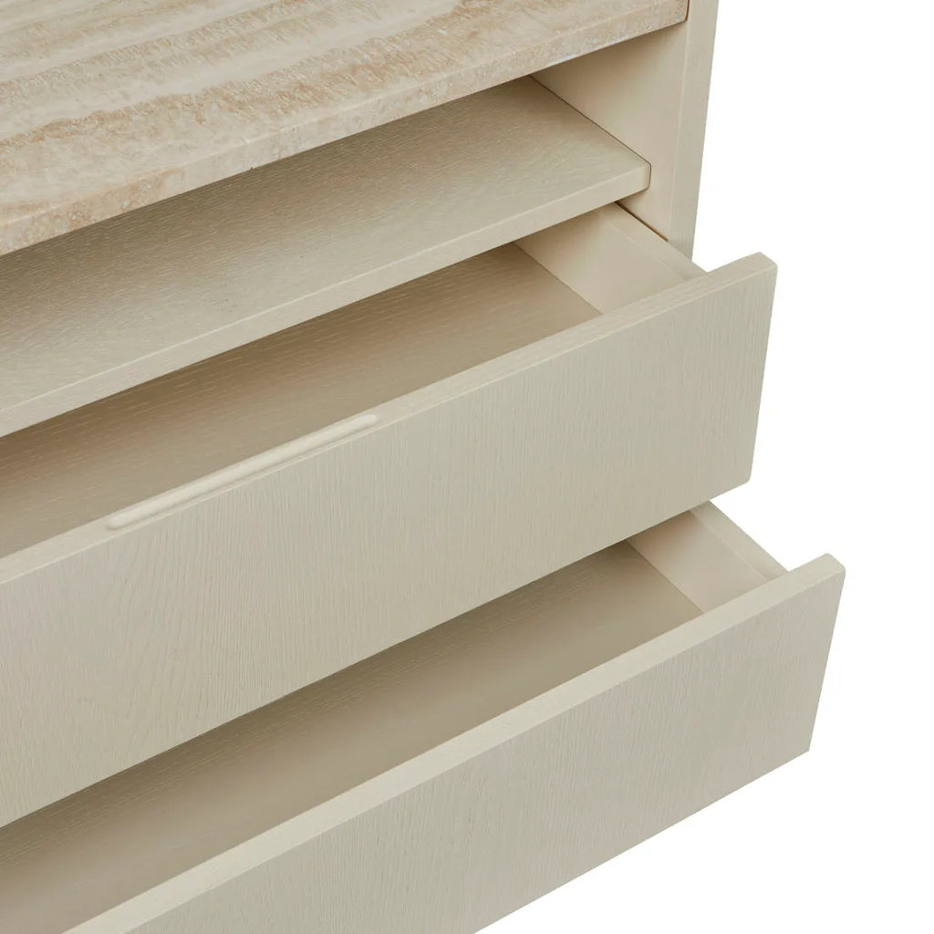 Elsie Two Drawer Bedside Shell