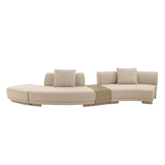 Felix Orbit Two Seater Curve Sofa Moonbeam