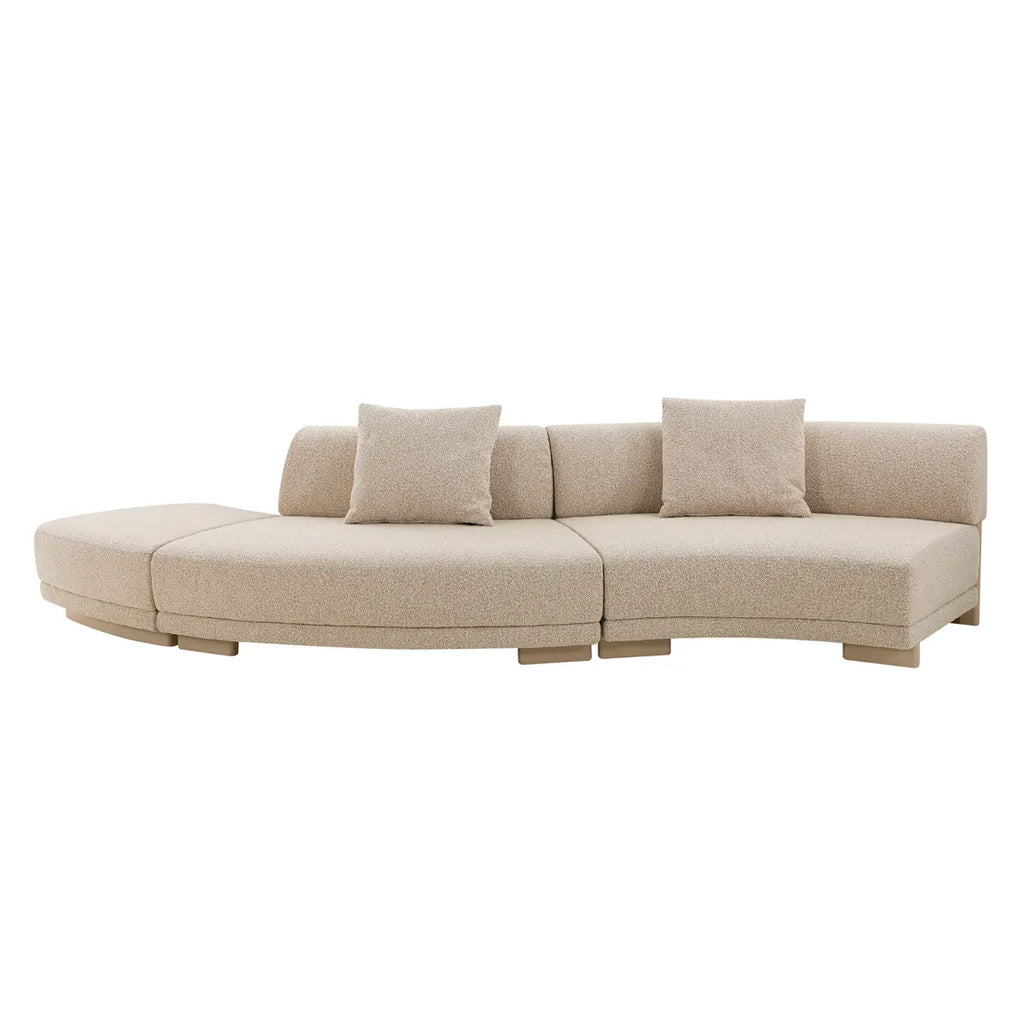 Felix Orbit Two Seater Arc Sofa Moonbeam