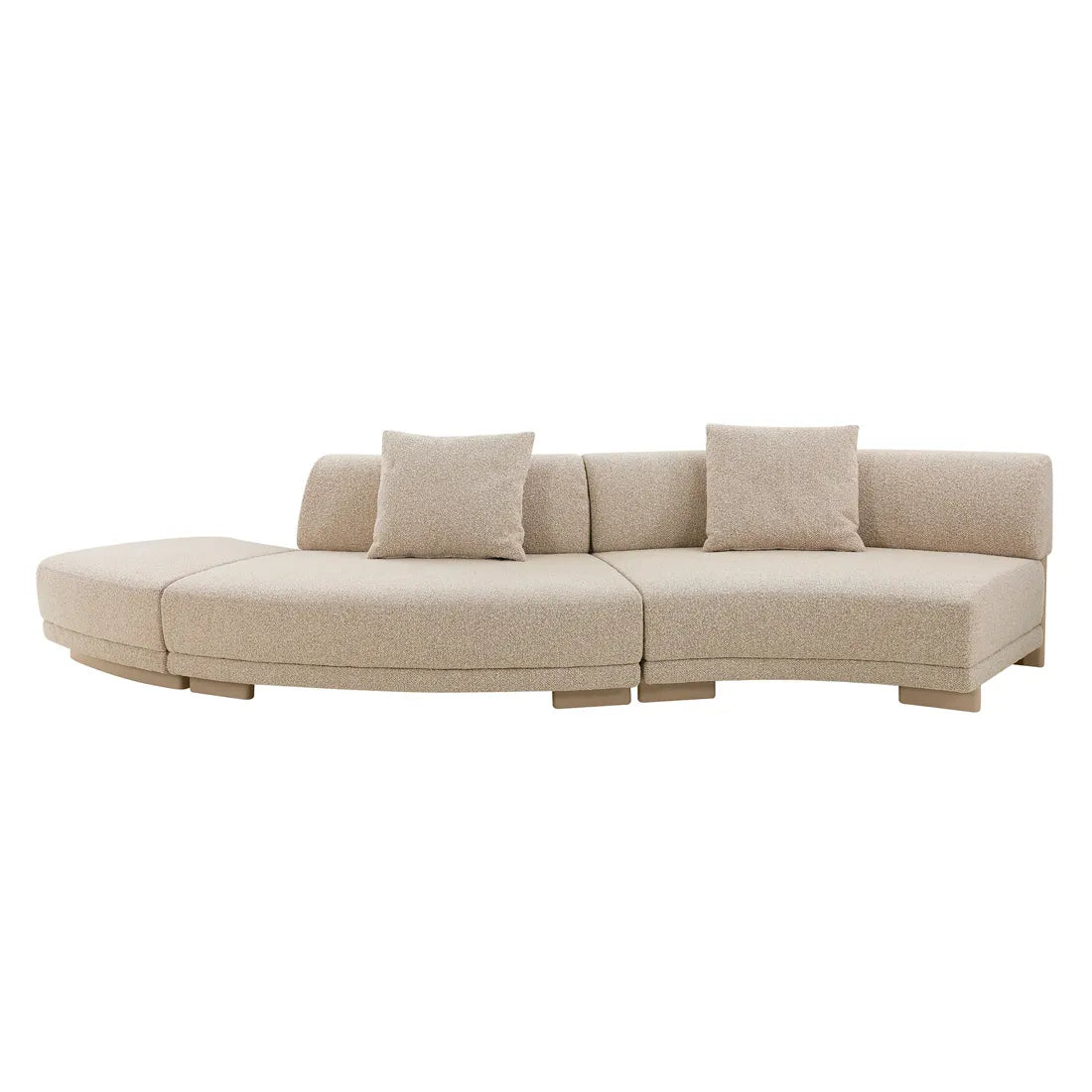 Felix Orbit Two Seater Arc Sofa Moonbeam