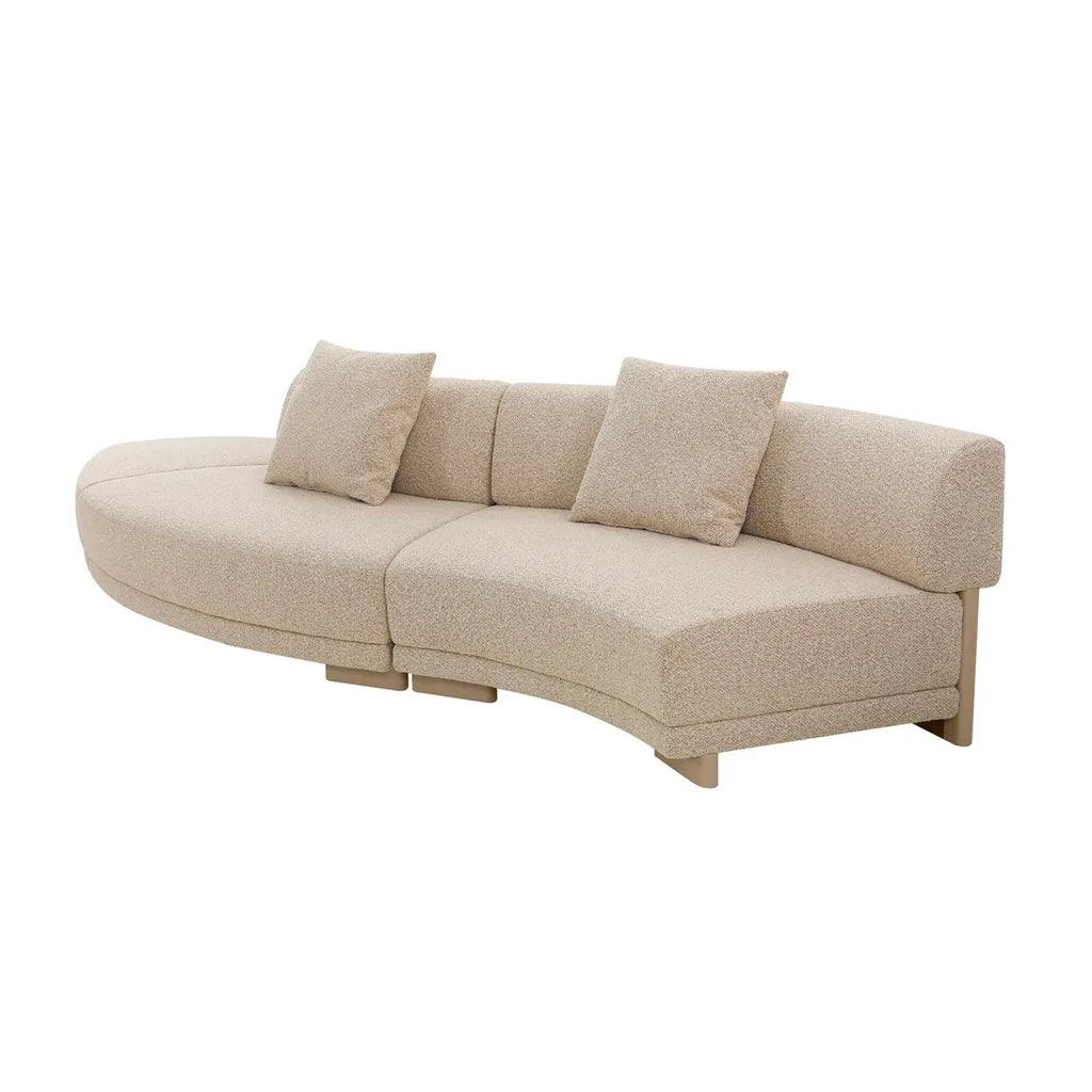 Felix Orbit Two Seater Arc Sofa Moonbeam