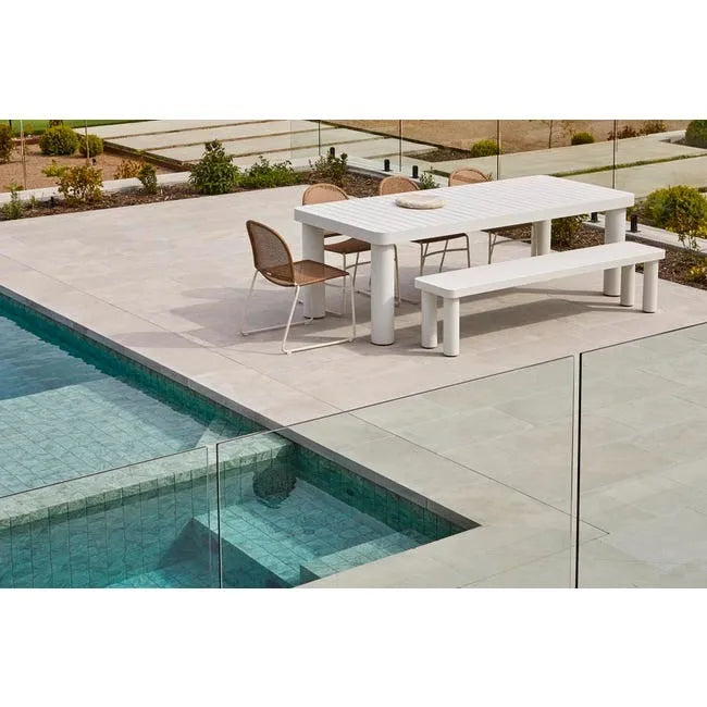 Frankie Outdoor Bench Seat White