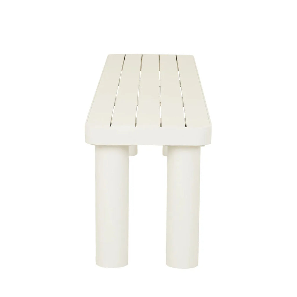 Frankie Outdoor Bench Seat White