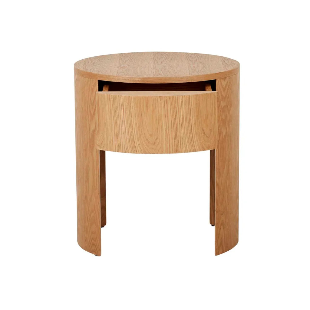Oberon Crescent Bedside Natural