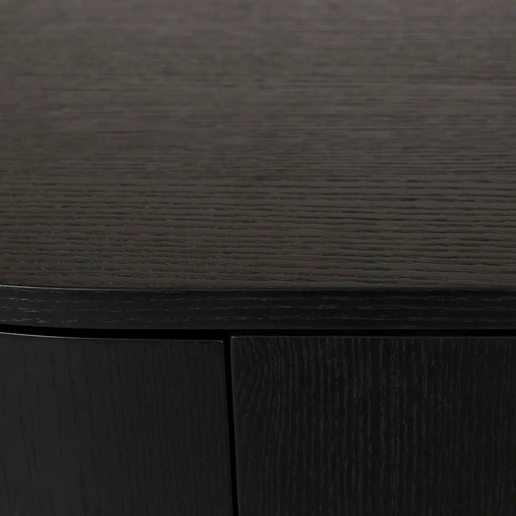 Oberon Crescent Storage Unit Matt Black