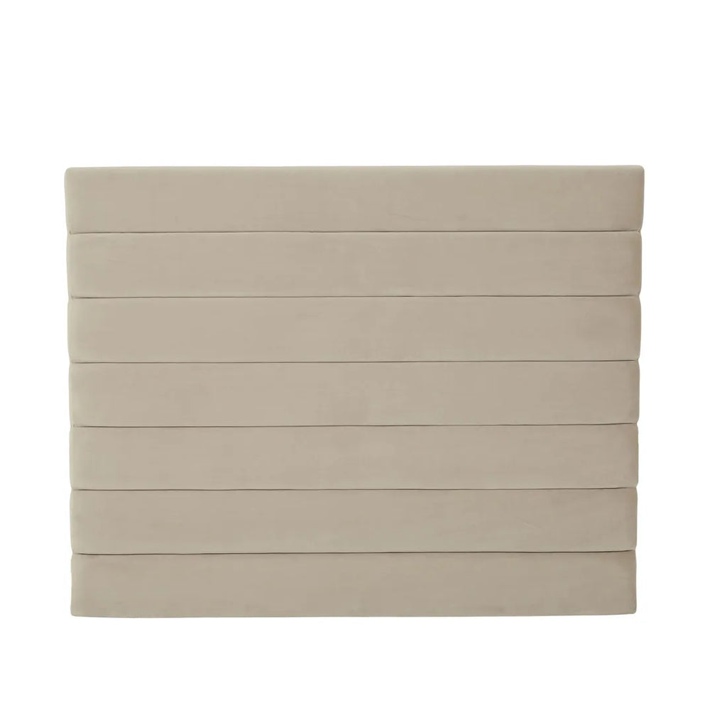 Hugo Panel Queen Bedhead Pearl Velvet