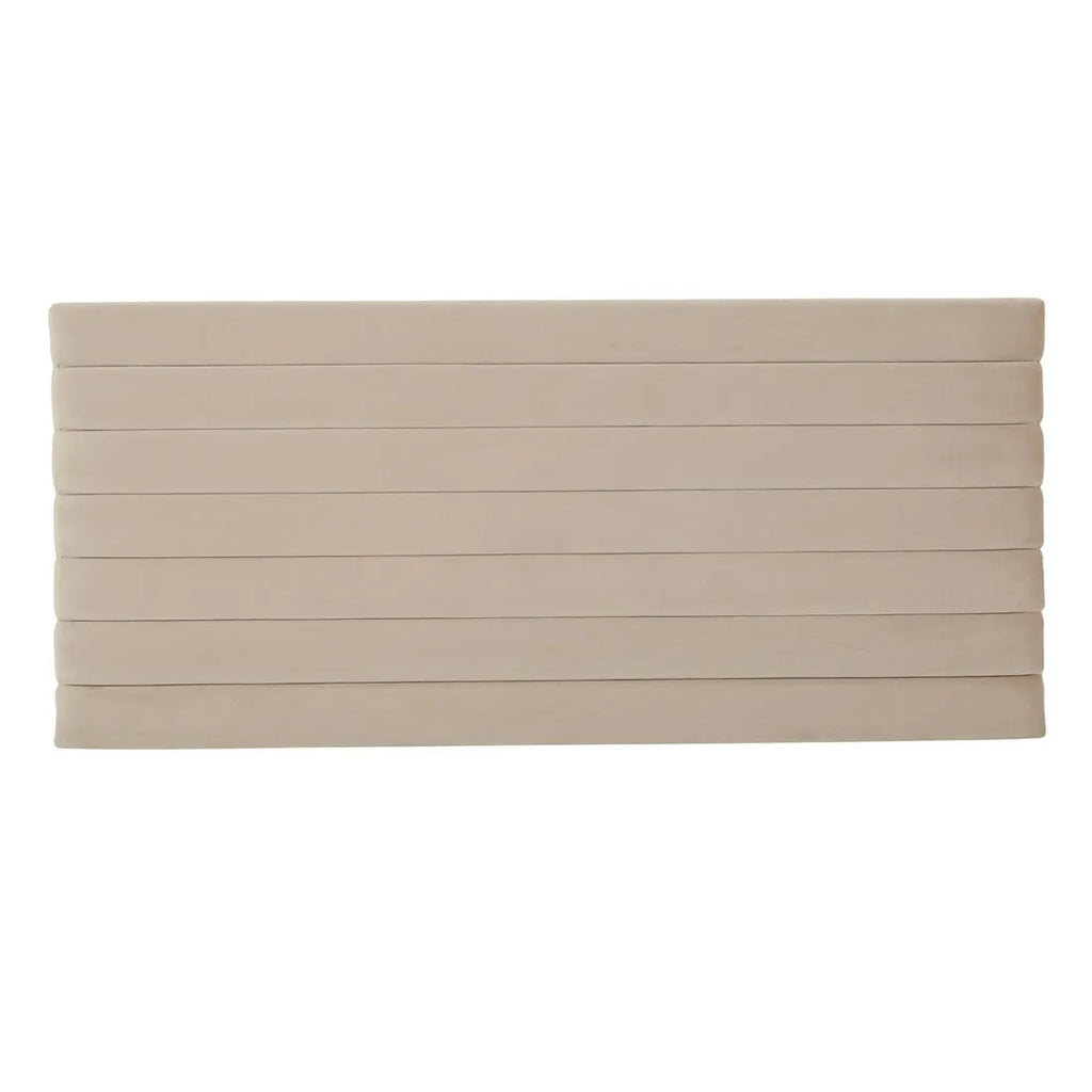 Hugo Panel Wide Bedhead Pearl Velvet