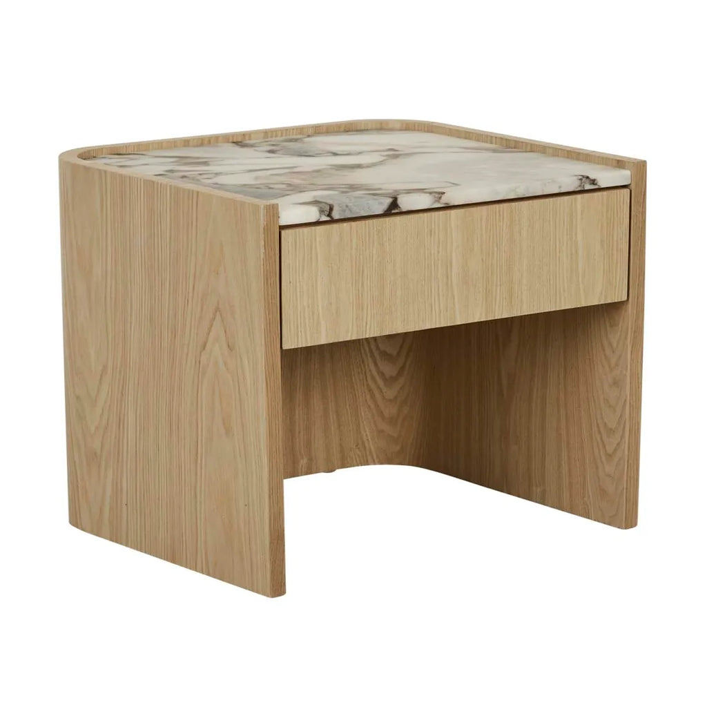 Elsie Large Bedside Ocean Marble/Natural