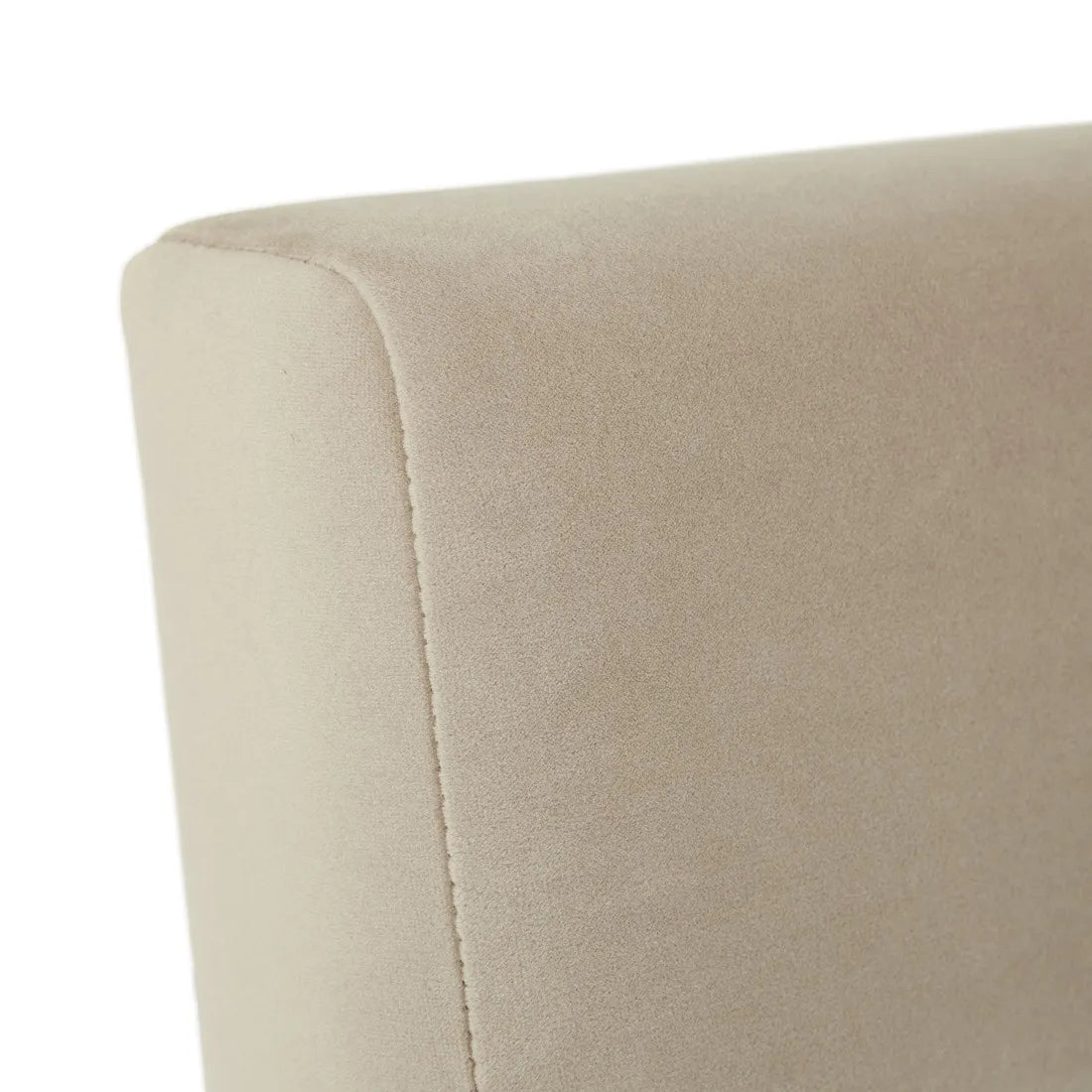 Hugo Panel Wide Bedhead Pearl Velvet