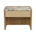 Elsie Large Bedside Ocean Marble/Natural