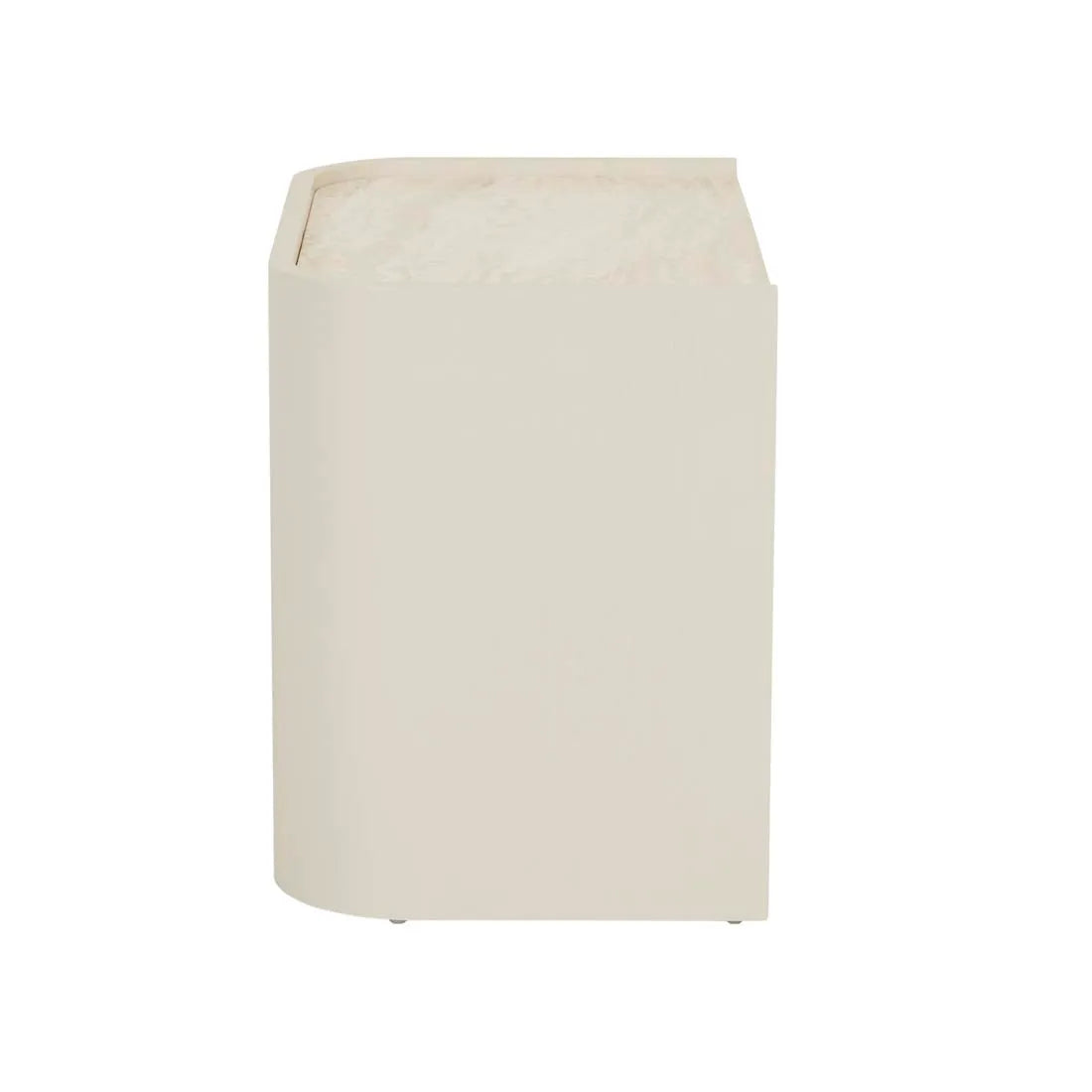 Elsie Large Bedside Travertine/Shell