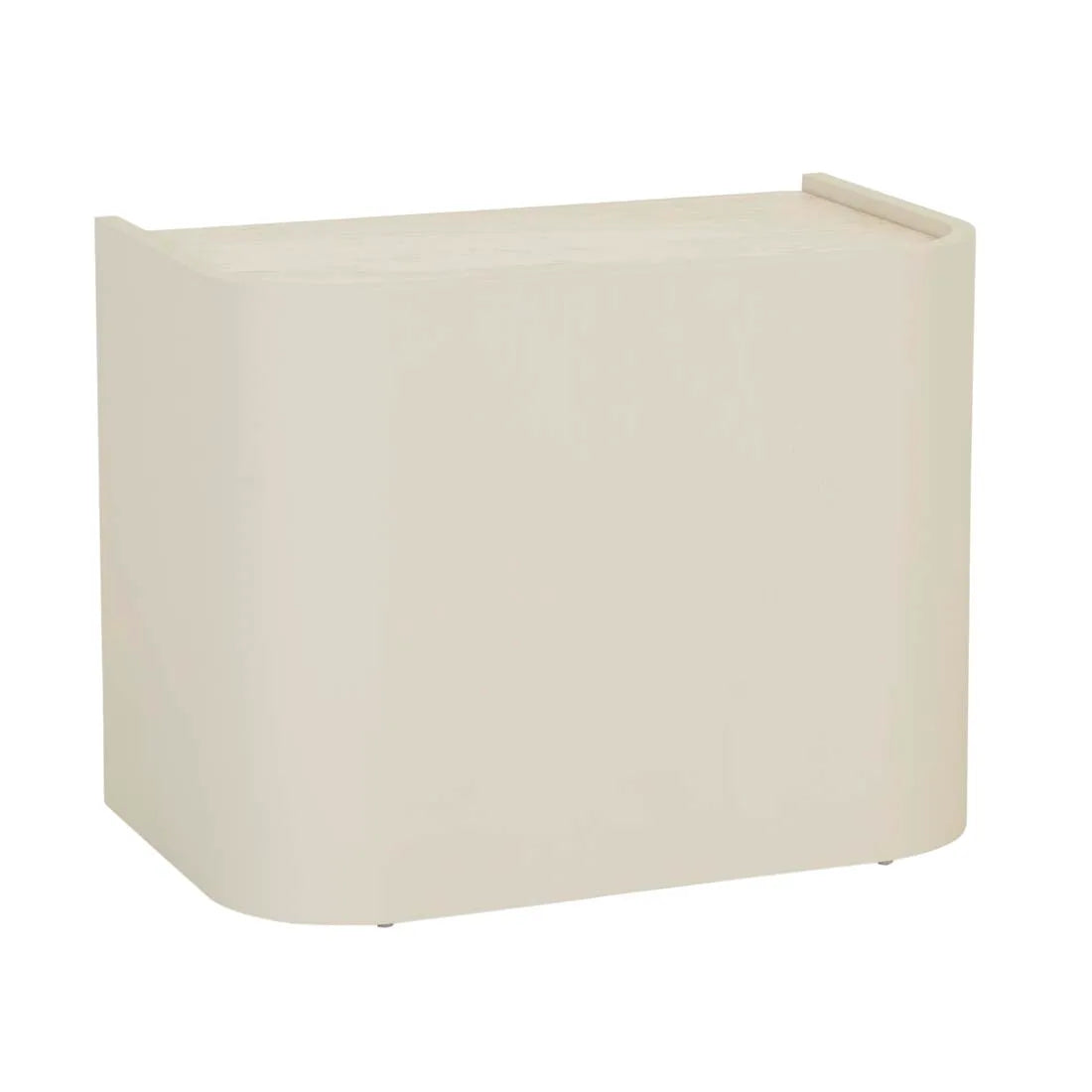Elsie Large Bedside Travertine/Shell