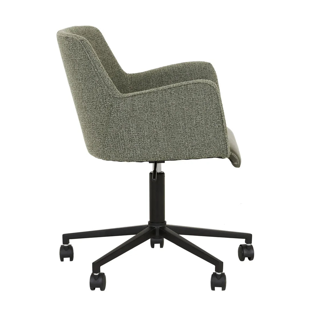 Lennox Office Chair Moss Tweed