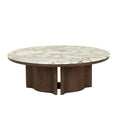 Leon Marble Coffee Table Tobacco Ash 1000mm