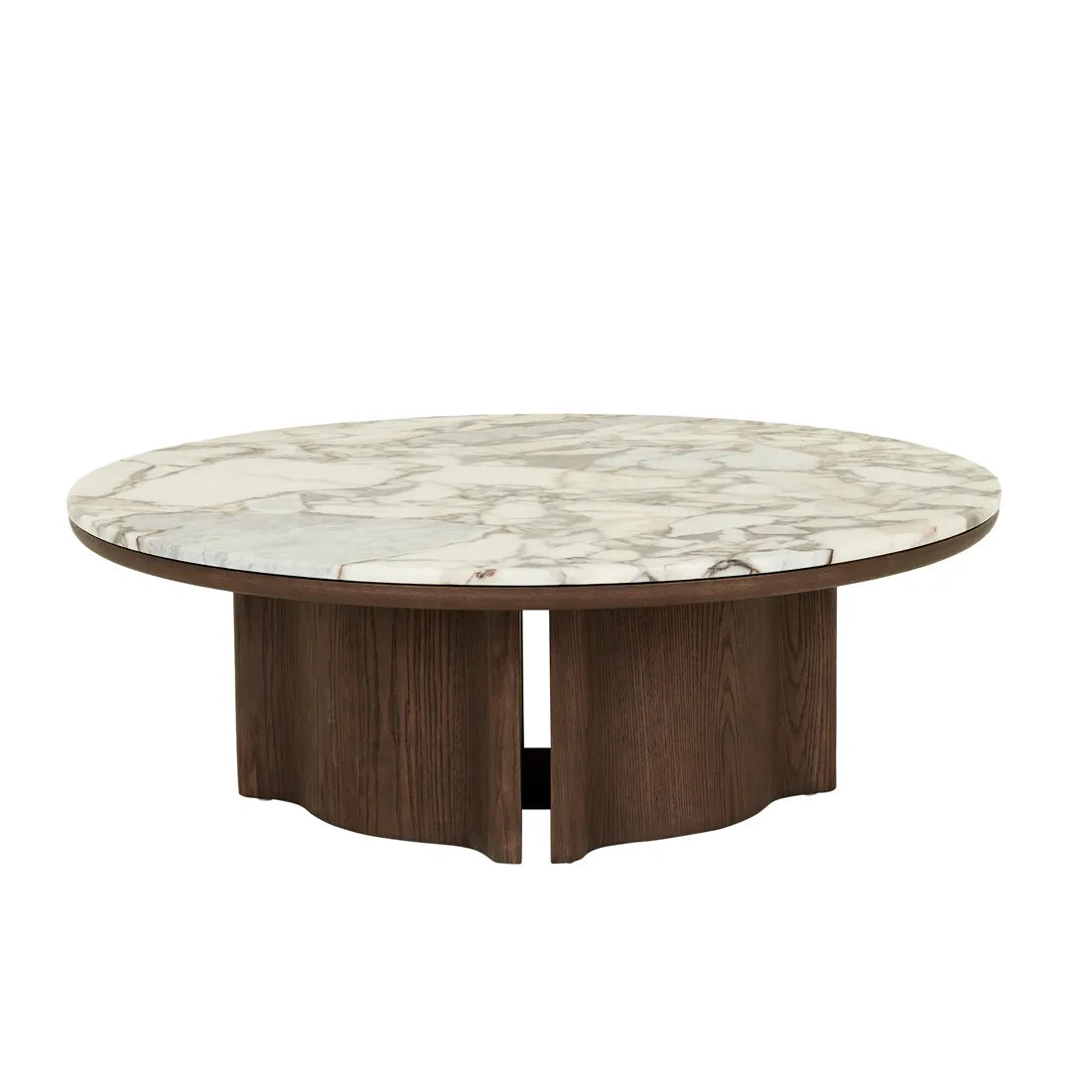 Leon Marble Coffee Table Tobacco Ash 1000mm