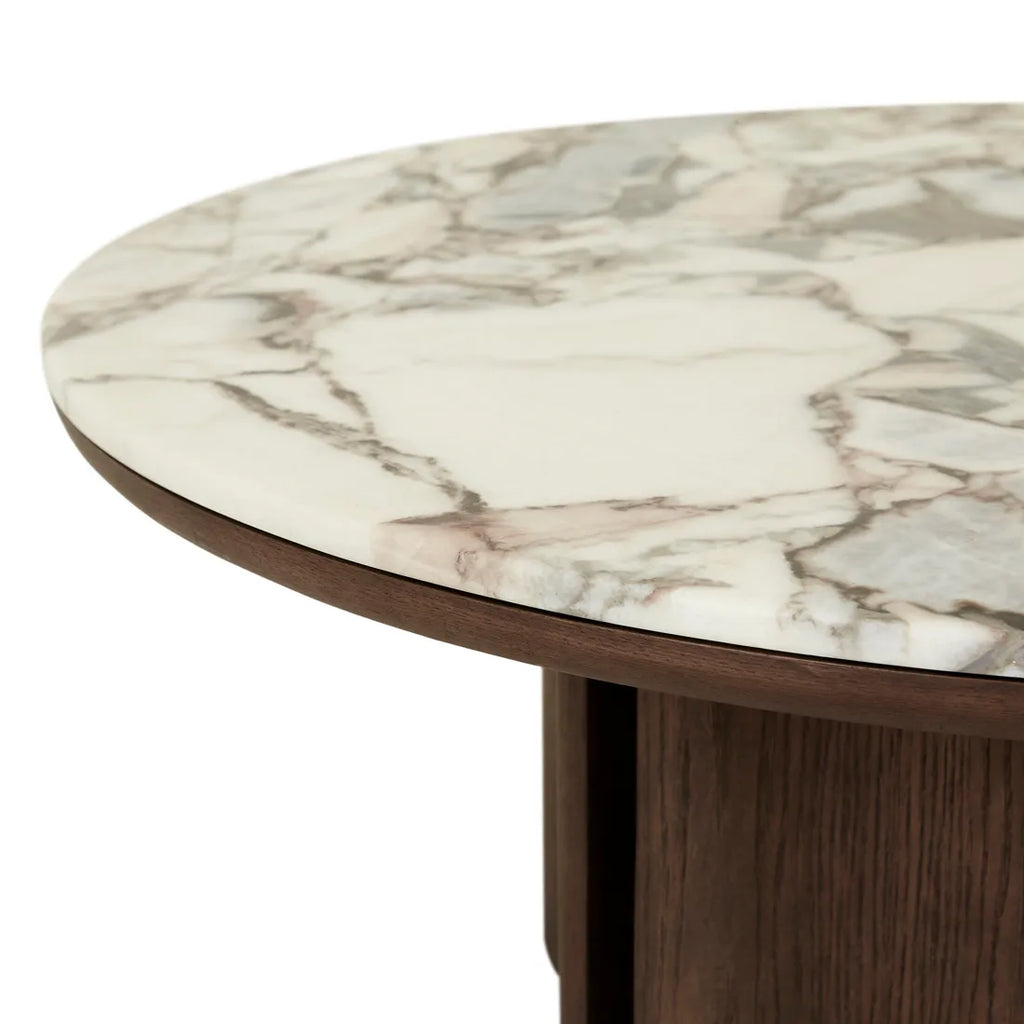 Leon Marble Coffee Table Tobacco Ash 1000mm