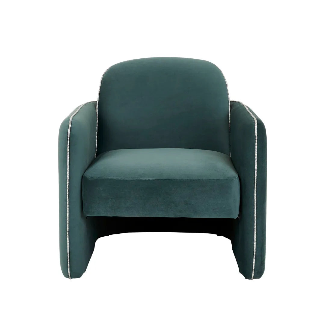 Leora Armchair Peacock Velvet