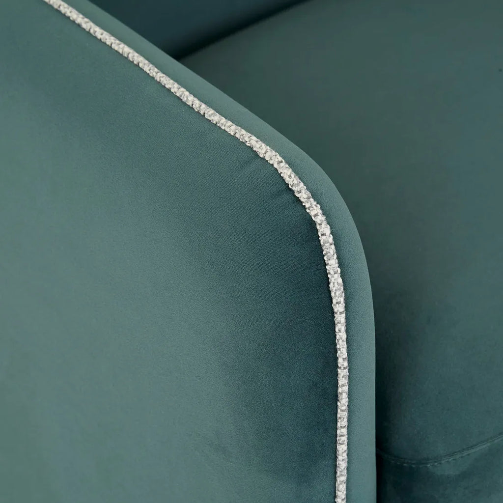 Leora Armchair Peacock Velvet