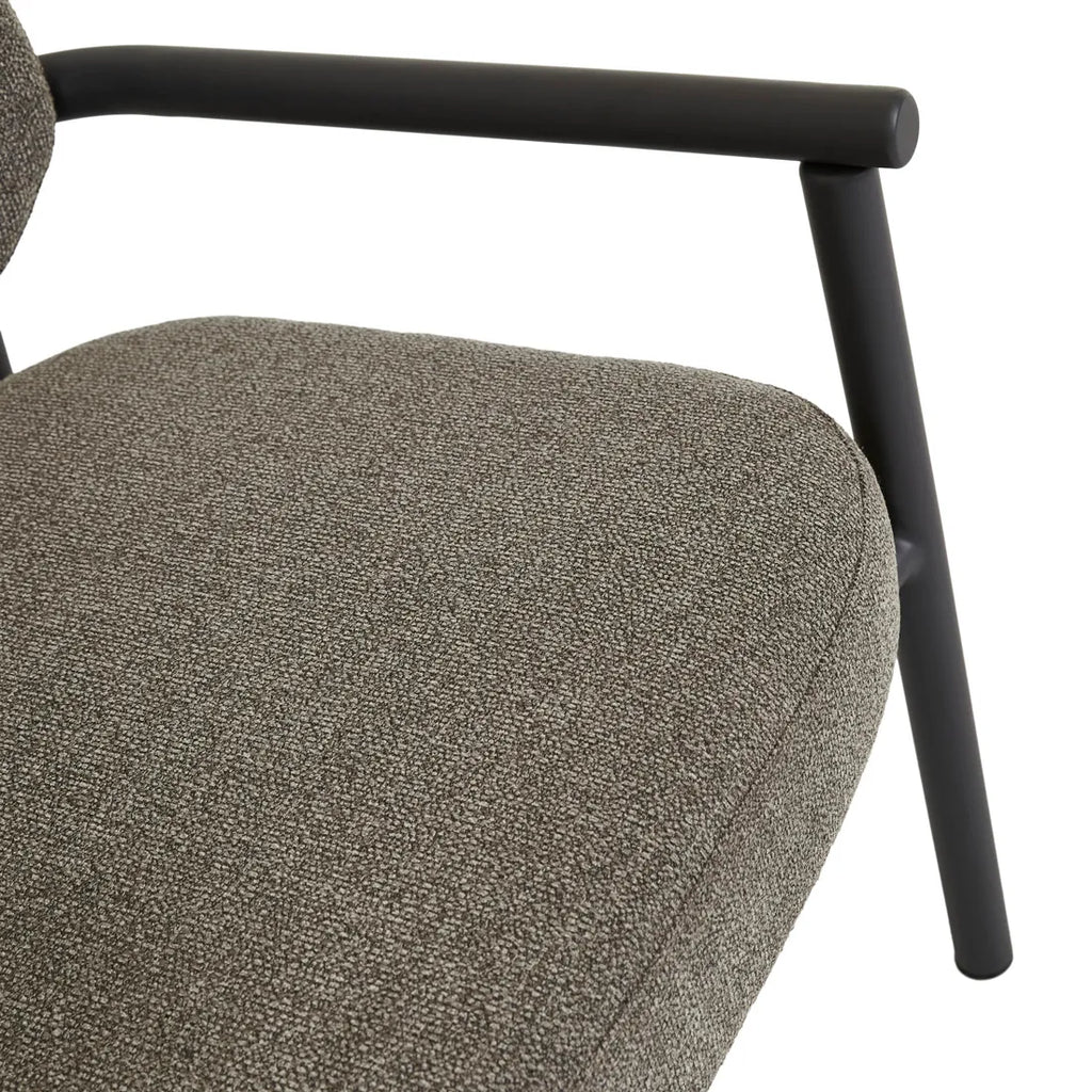 Lori Metal Armchair Cinder Speckle